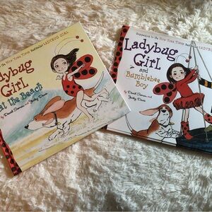 (Set of 2) hardback Ladybug Girl Adventure Books 🐞🐞